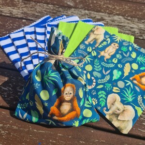 10 pack Reusable party bags. Eco friendly party bags.
