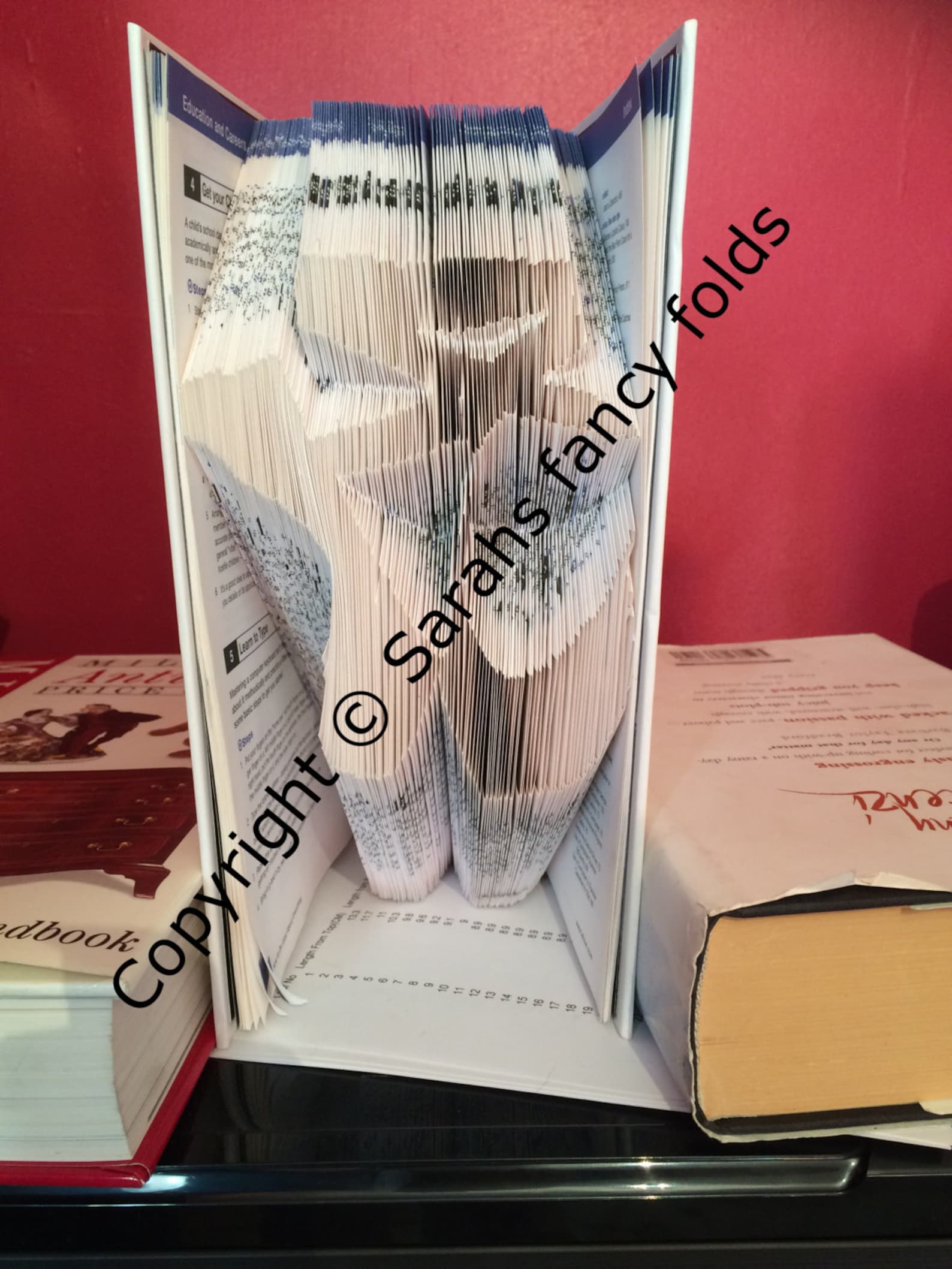 ballet shoes - book folding pattern