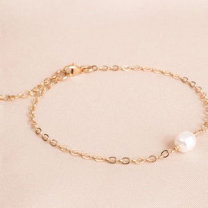 Freshwater Pearl Bracelet, Wedding Jewelry, Freshwater Pearl Bracelet, Bridal Party, Bride&#39;s Gift, Wedding Bracelet, Bride Bridesmaid Gift