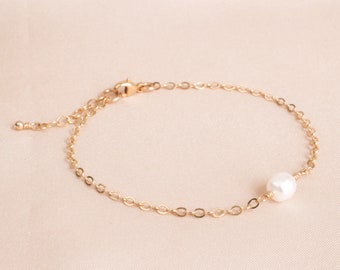 Freshwater Pearl Bracelet, Wedding Jewelry, Freshwater Pearl Bracelet, Bridal Party, Bride's Gift, Wedding Bracelet, Bride Bridesmaid Gift