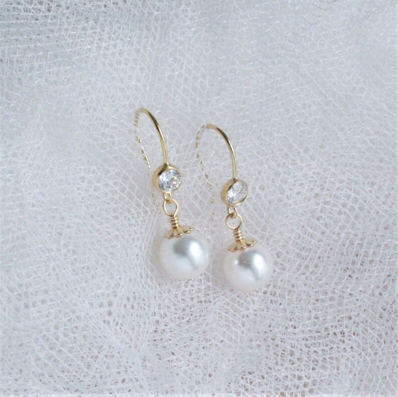 Bridesmaids Wedding Jewelry Bride/'s Wedding Gift Wedding Jewelry for Brides Bridal Party Gift Wedding Jewelry Gift White Pearl Necklace