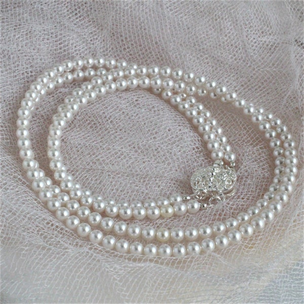 Double Strand Pearls - Etsy