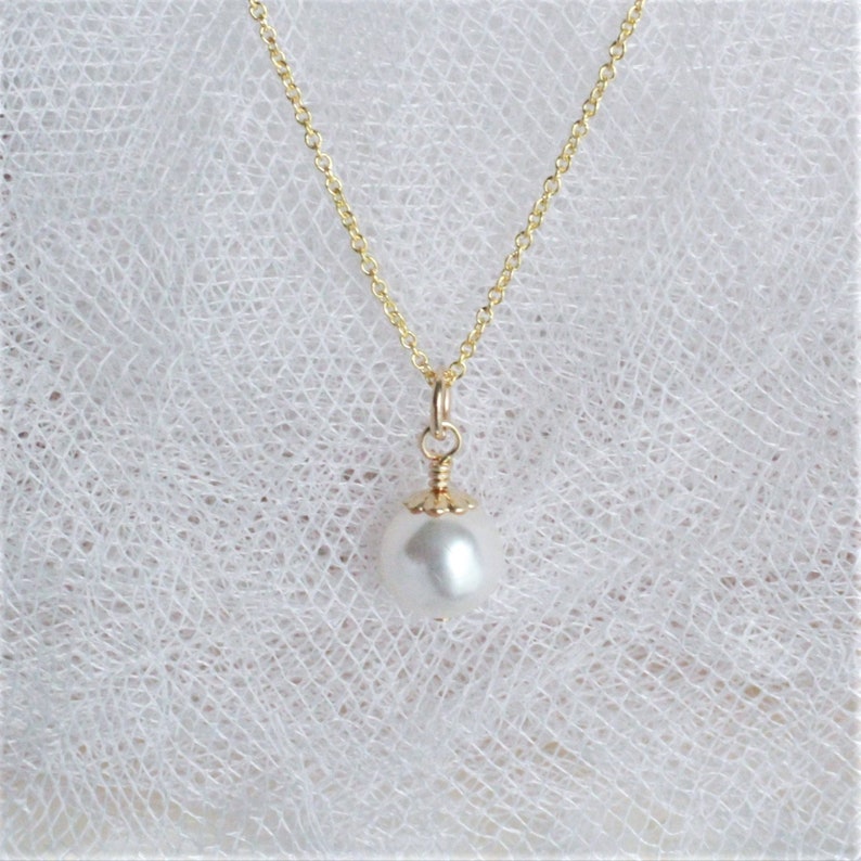 Bridesmaids Wedding Jewelry Bride/'s Wedding Gift Wedding Jewelry for Brides Bridal Party Gift Wedding Jewelry Gift White Pearl Necklace