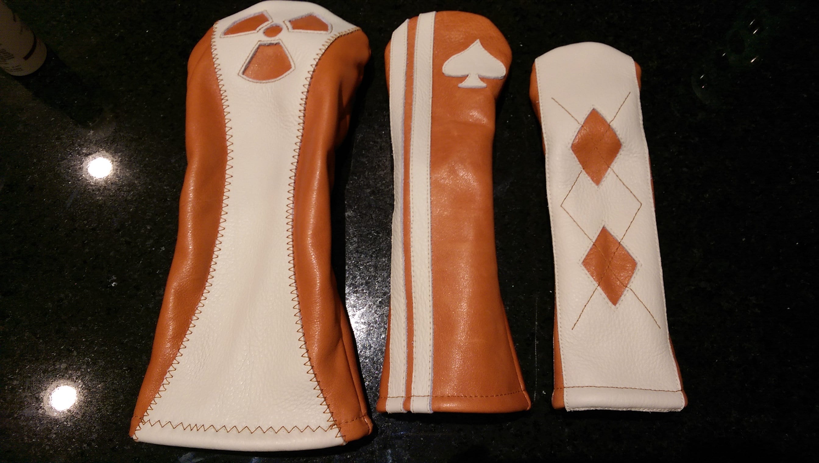 DIY Leather Golf Club Headcover Patterns PDF Download Driver/fairway