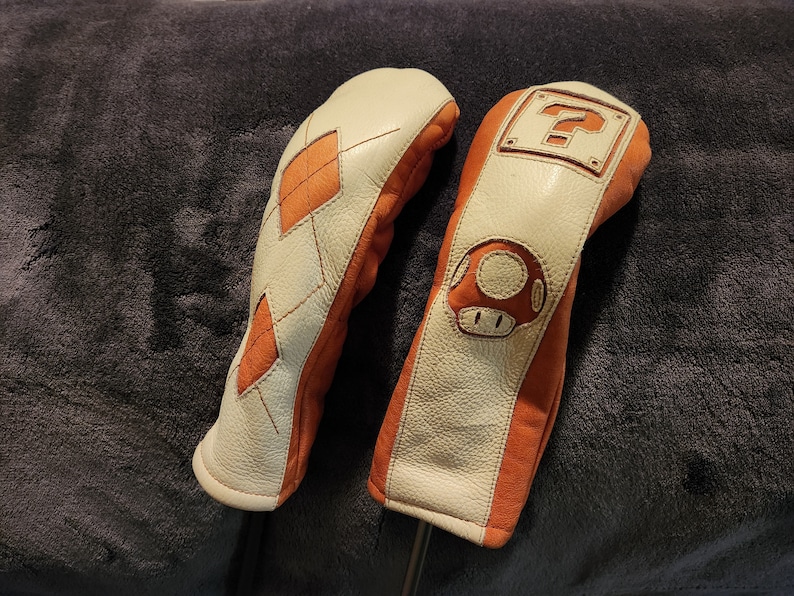 DIY Leather Golf Club Headcover Patterns Download HYBRID ONLY Etsy
