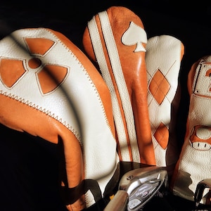 DIY Leather Golf Club Headcover Patterns PDF Download Driver/Fairway/Hybrid