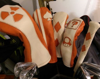 DIY Leder Golfschläger Headcover Muster PDF Download Fahrer/Fairway/Hybrid