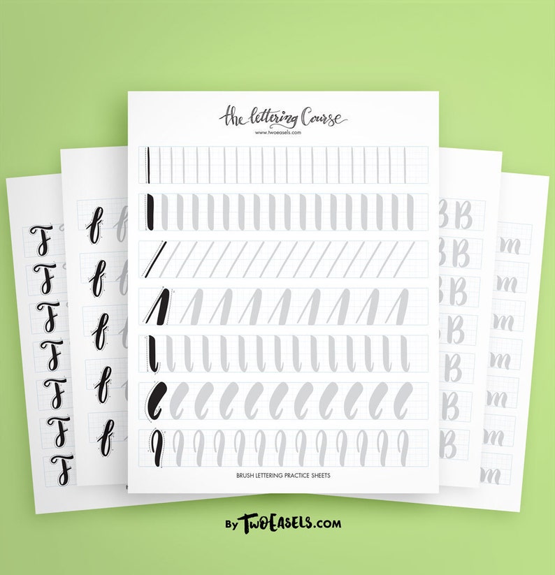 Full alphabet practice sheets. Printable worksheets to | Etsy