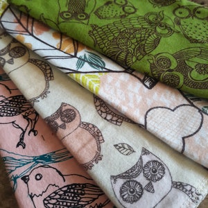 Set of 10 Reusable Cloth Napkins