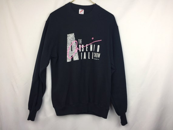 Vintage 80s The Arsenio Hall Show Black Sweatshirt