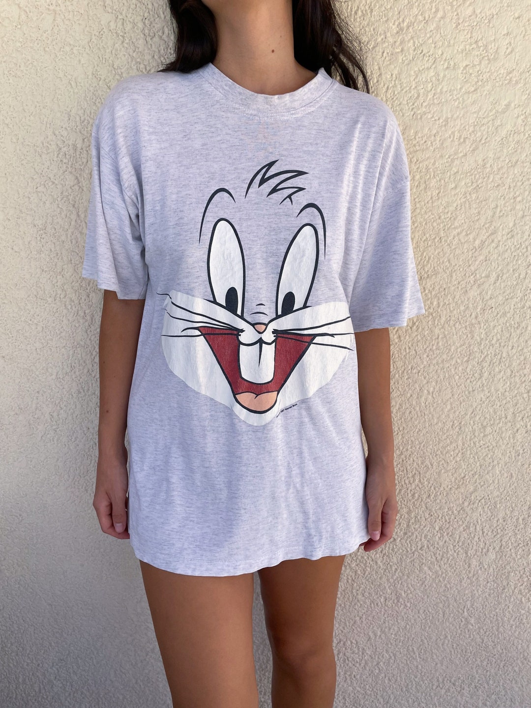 Vintage 90s Bugs Bunny Face T-shirt // Warner Brothers