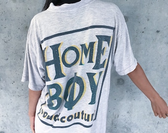 90s Vintage Homeboy Loud Couture Shirt // Skatewear // Urban Streetwear // Skating // Graphic Tee // Skate Board // Jürgen Wolf // Surfing
