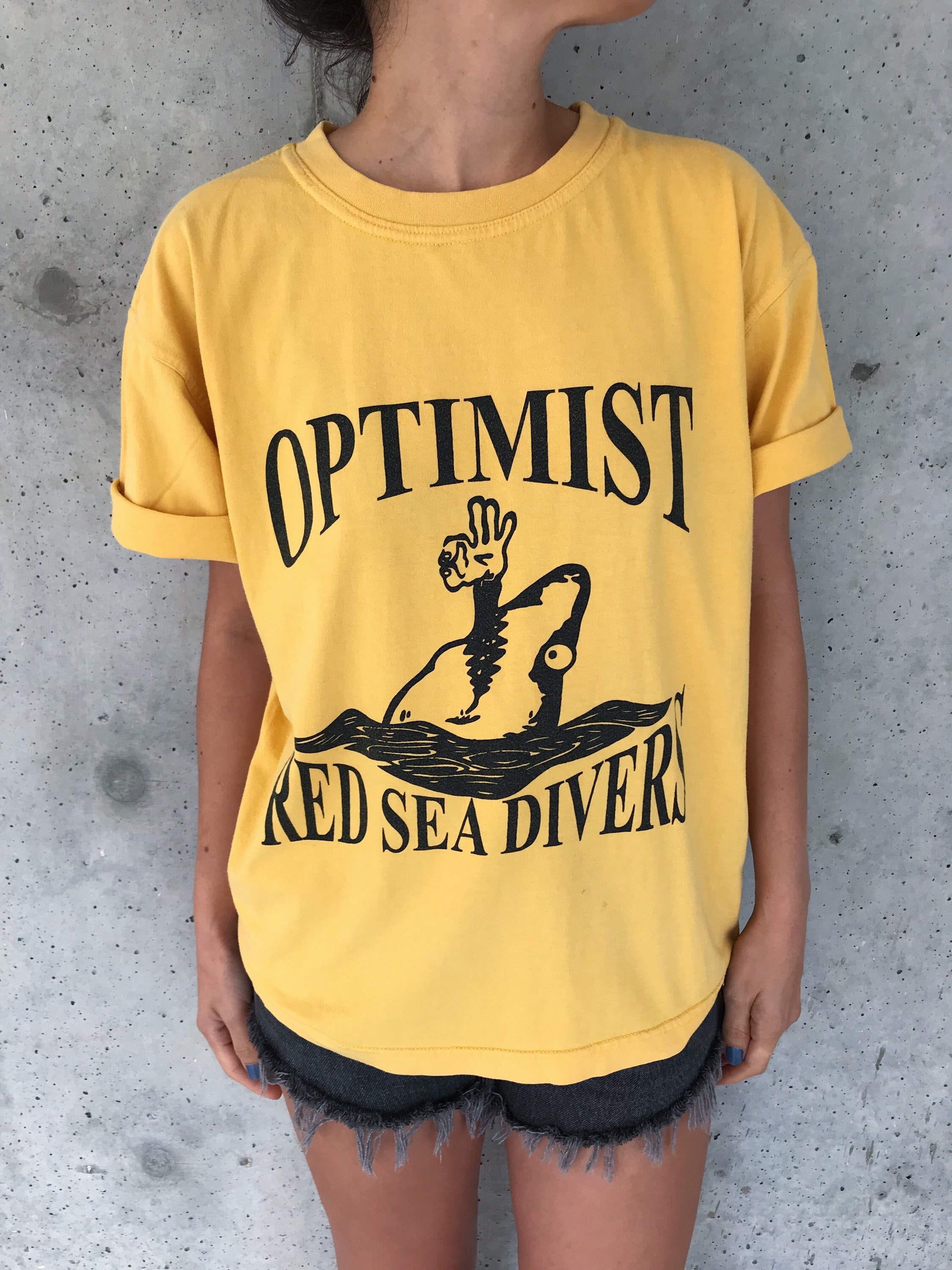 Vintage Optimist Divers Club T-shirt // Red Sea Diving // - Etsy