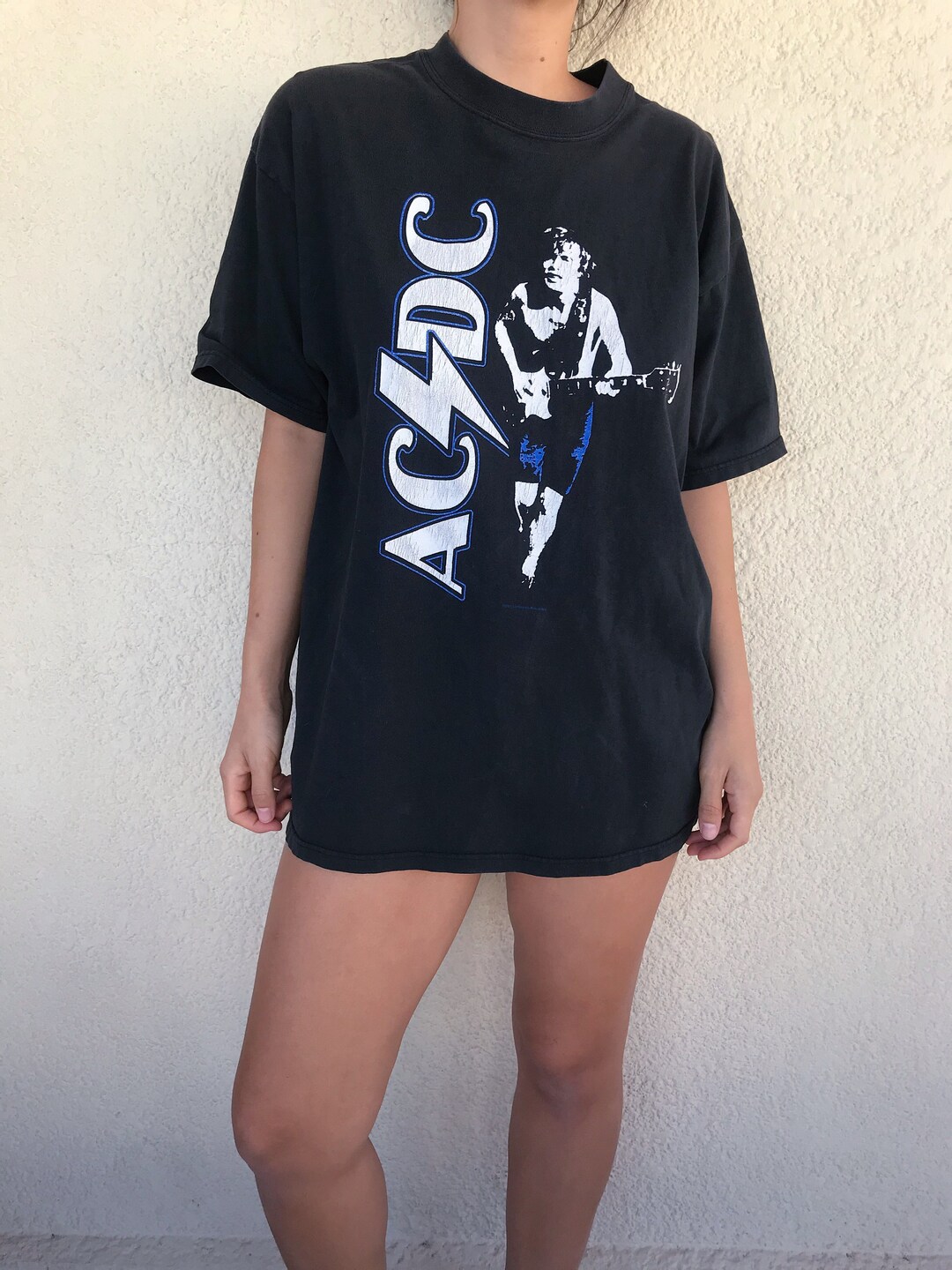 RARE Vintage 90s AC/DC Shirt // Graphic Band Tee // Classic Rock ...