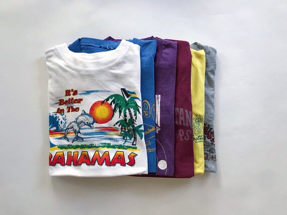 Vintage T-Shirt Lot of 4 // 80s // 90s // Multi Co