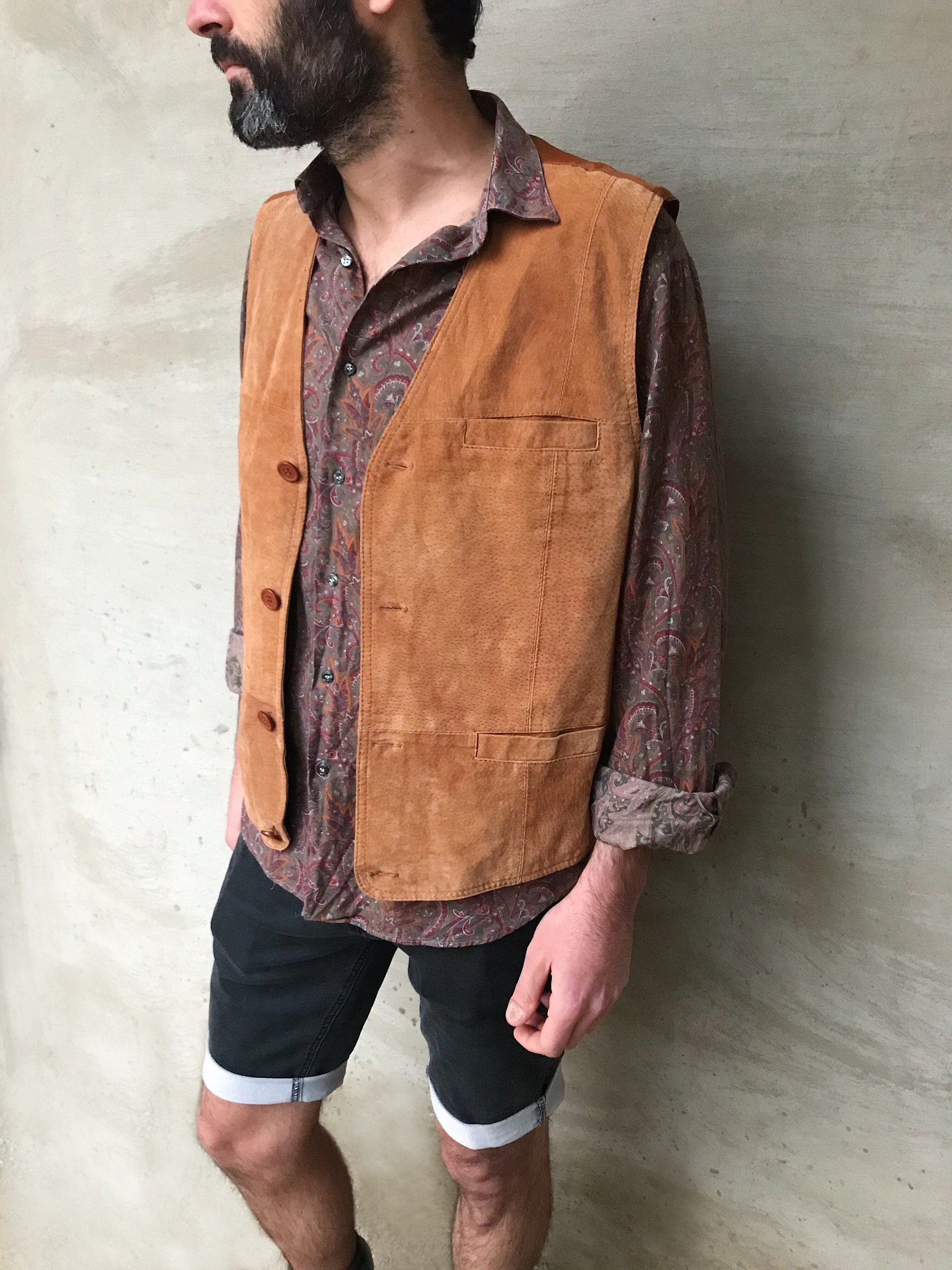 suede vest
