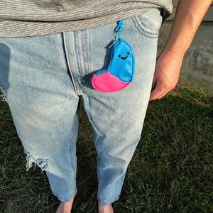 Gummy Worm Münzbeutel, Coole Einzigartige Brieftasche, Dumme Brieftasche, Handgemachte Brieftasche, Münztasche, Einzigartige Münztasche