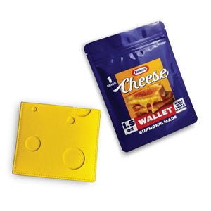 Portefeuille Cheese, Portefeuille original cool, Portefeuille rigolo, Portefeuille fait main, Cadeau pour lui