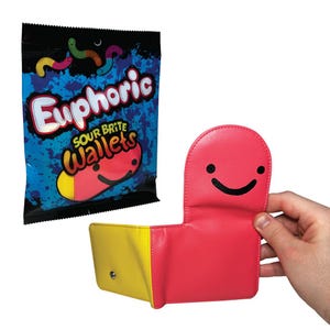 Gummy Wurm Brieftasche, Coole einzigartige Brieftasche, Silly Brieftasche, Handgemachte Brieftasche, Geschenk für ihn