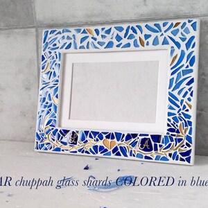 Mezuzah Case Wedding Glass Shards Mezuzah Jewish Wedding Etsy