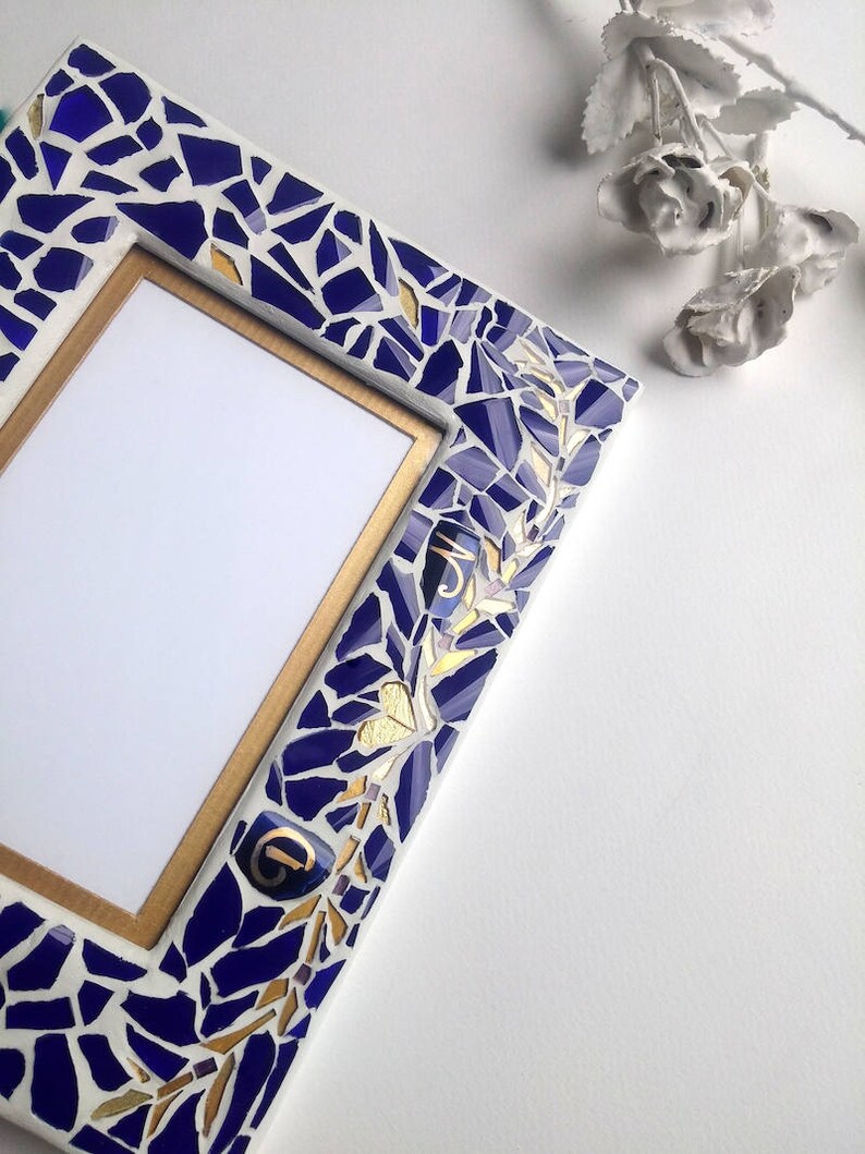 Chuppah glass shards Mosaic Picture Frame Jewish wedding Etsy