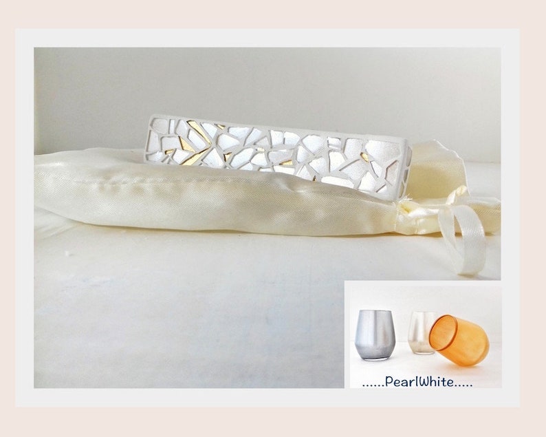 Jewish wedding breaking glass mezuzah kit Color customization Etsy