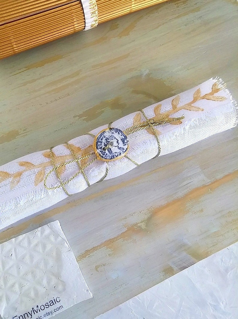 Mezuzah Case Jewish Housewarming Gift Gold Shin Concrete Etsy