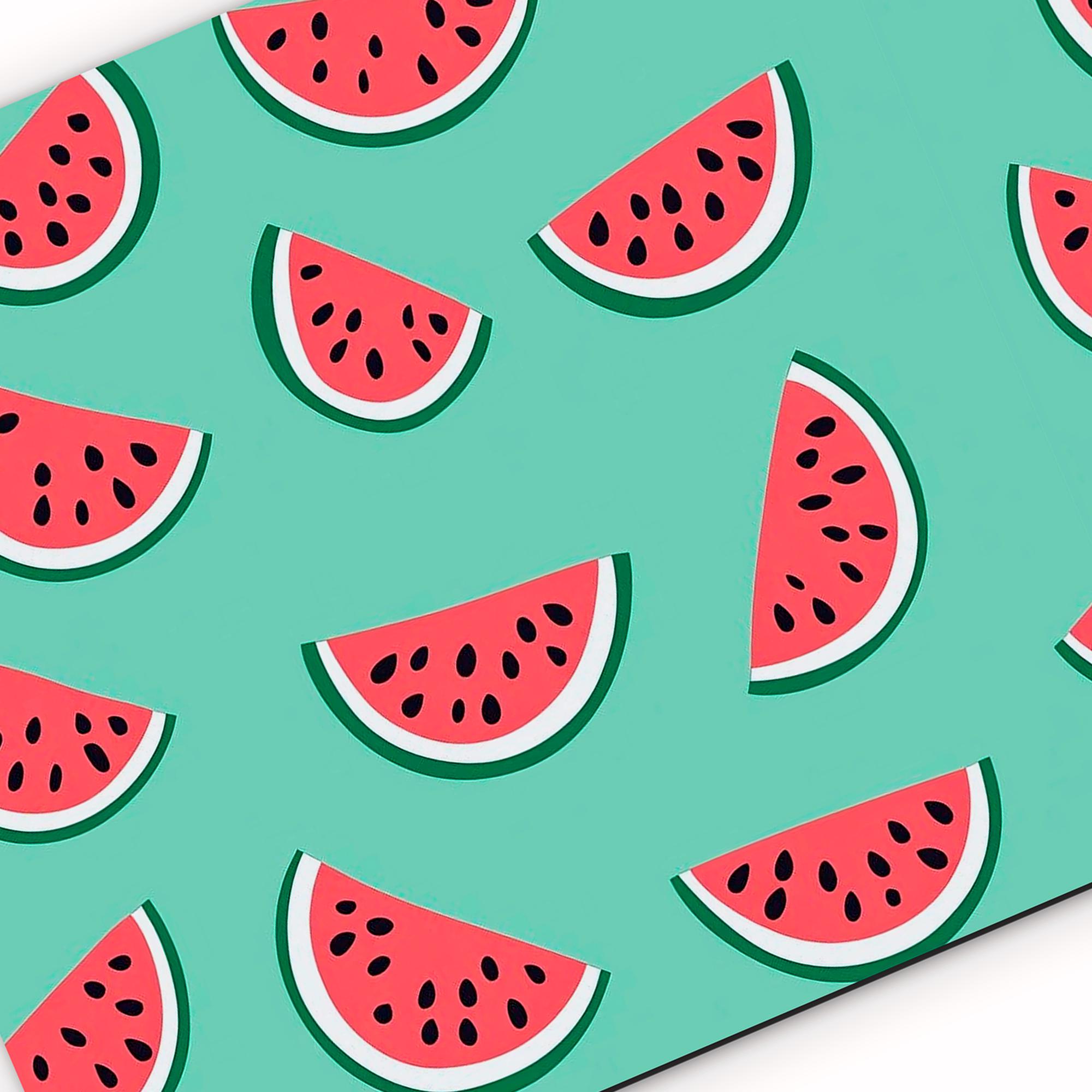 Watermelon Button Mat Watermelon Mouse Mat: Cartoon Fruit Desk Accessory, Non-slip Base - Etsy