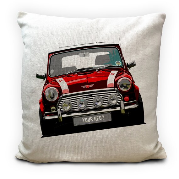 mini cooper pillow