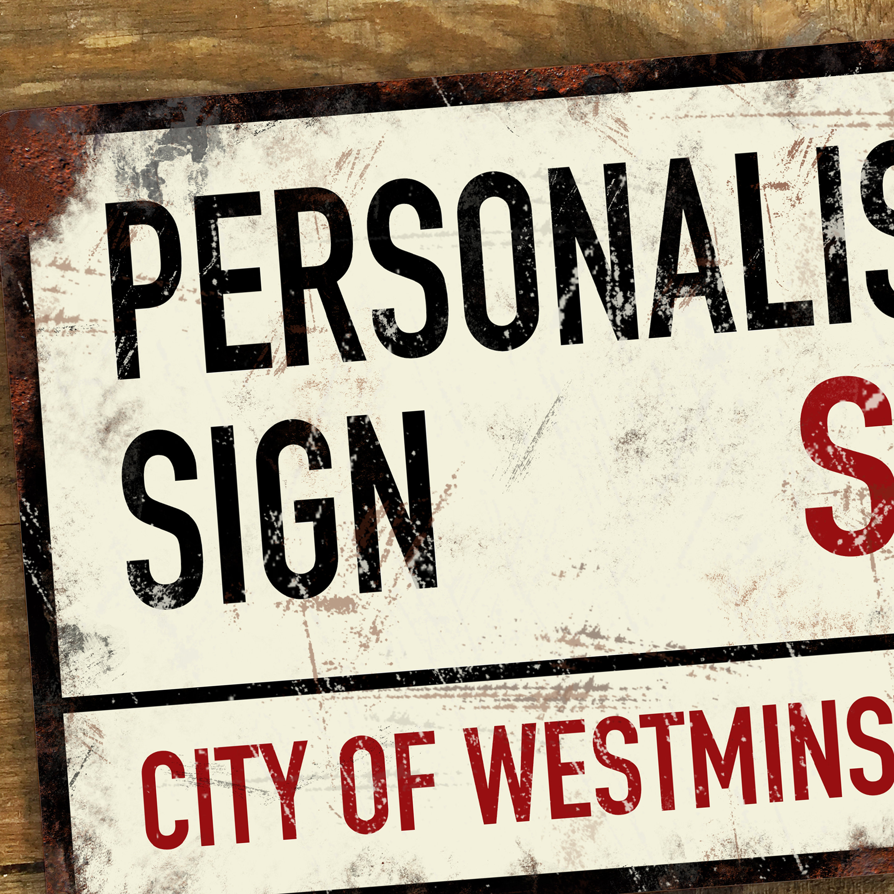 Personalised Street Road Sign Metal Sign Wall Door Decor Etsy UK