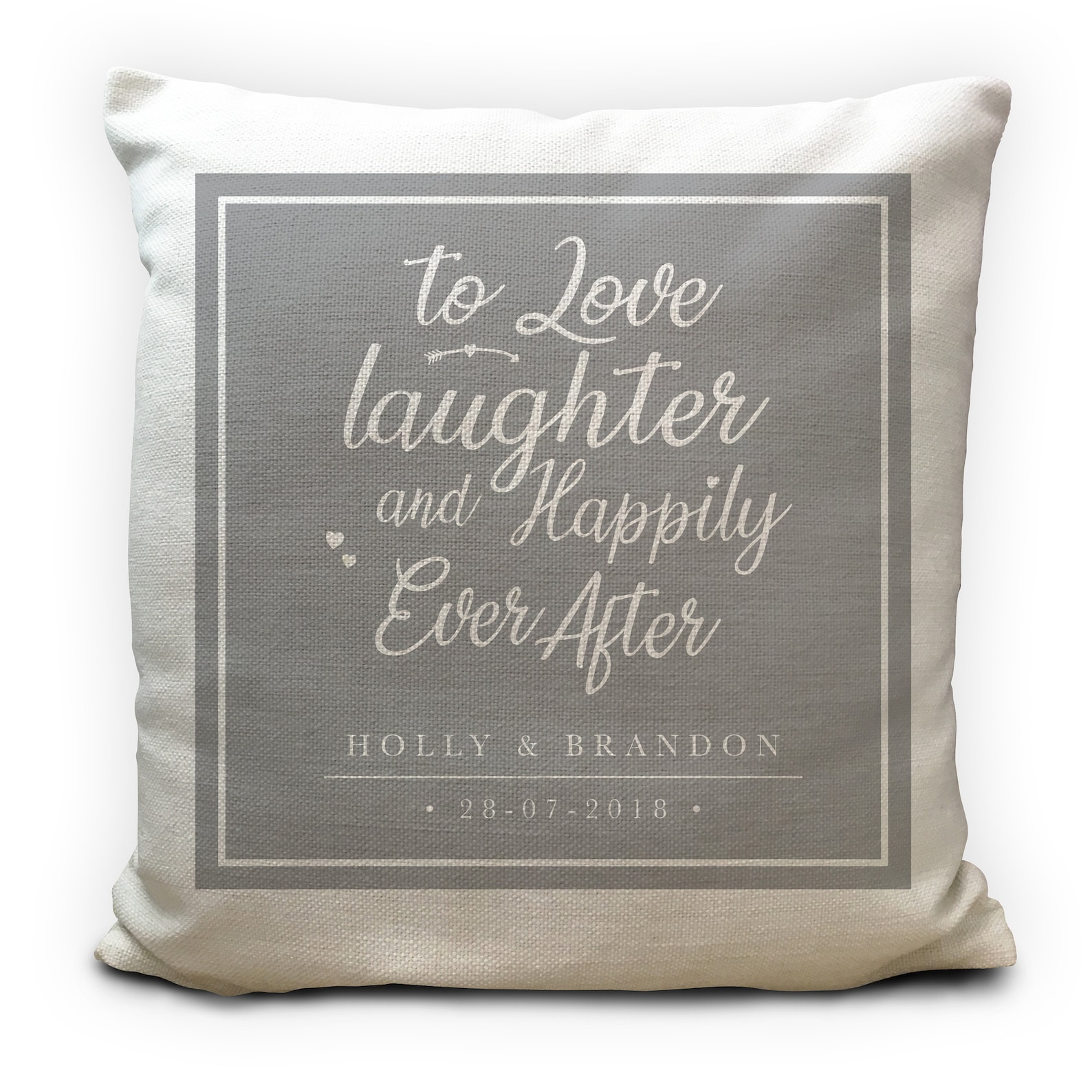Wedding Cushion Cover Personalised Mr and Mrs Bride and Etsy UK