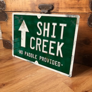 Funny Wooden Creek Survivor Boat Oar Funny Wooden Creek Survivor Boat Oar