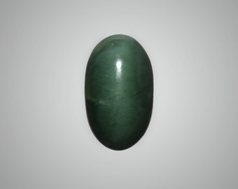 Cat's Eye Evergreen Jade™ High Dome Cabochon