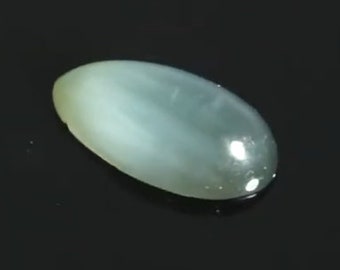 Blue Cat's Eye Jade Cabochon