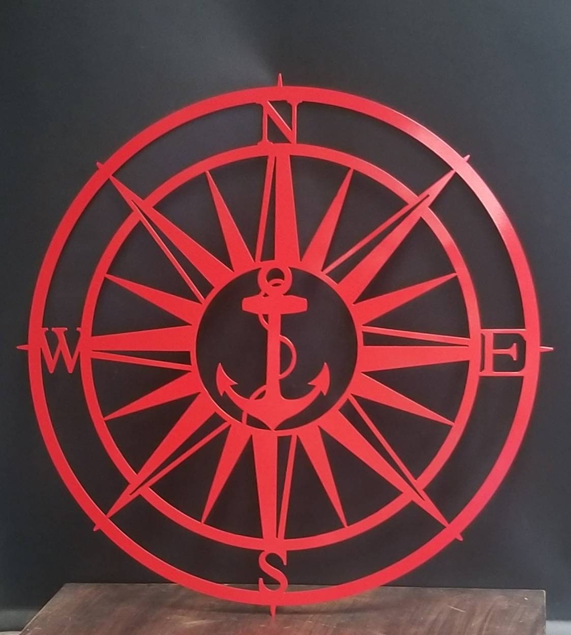Nautical Compass metal wall art compass nautical Etsy