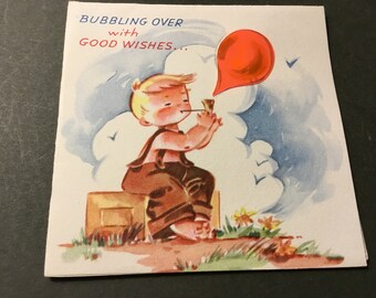 Vintage Blowing Bubbles Etsy