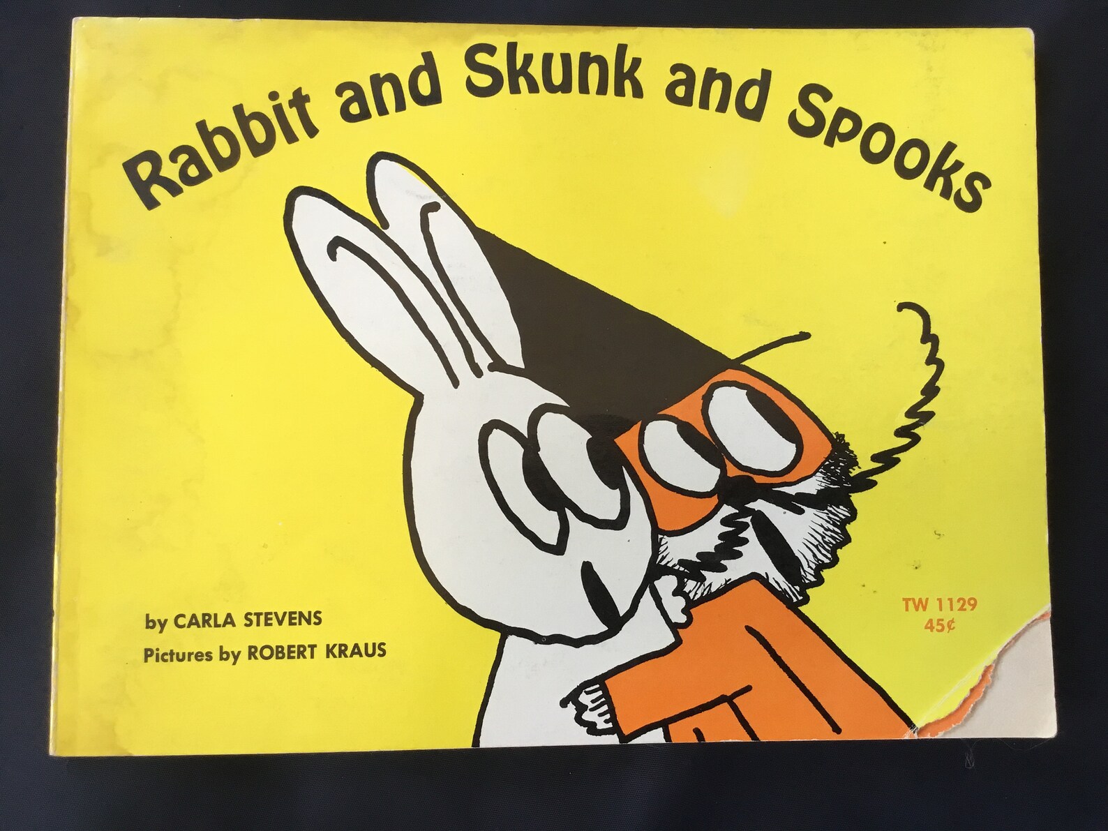 Vintage Childrens Halloween Book Rabbit and Skunk and Etsy