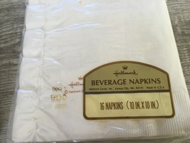 Vintage Easter Napkins Beverage Sizes Bunnies Flowers & Etsy