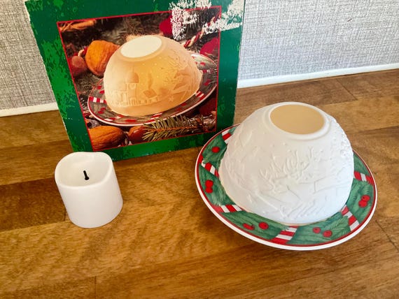 Vintage the House of Villeroy & Boch, Magic Christmas, Lighted