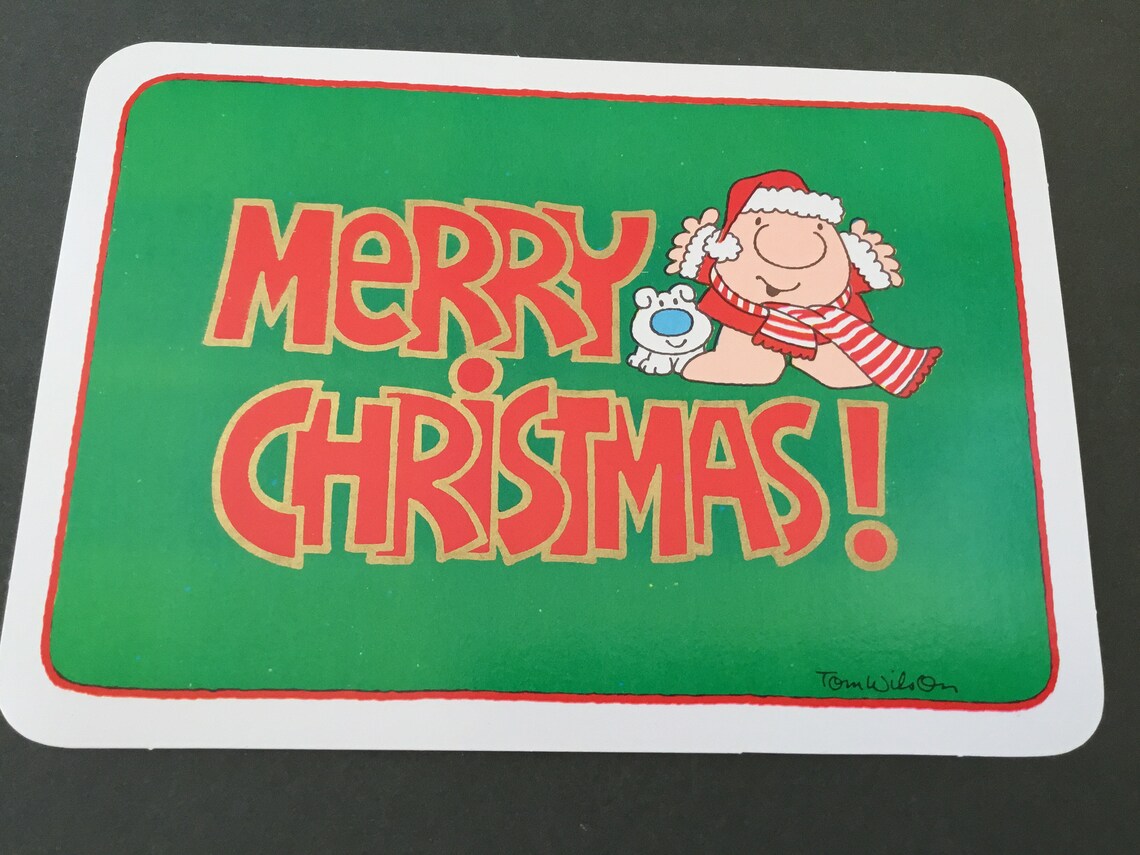 Vintage unused Ziggy Christmas Postcard Jolly Holidays Etsy UK