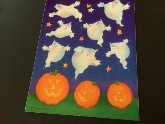 2 NEW Packs Vintage HALLOWEEN Stickers GHOSTS Jack o Lanterns 8 Sheets 2 NEW Packs Vintage HALLOWEEN Stickers GHOSTS Jack o Lanterns 8 Sheets