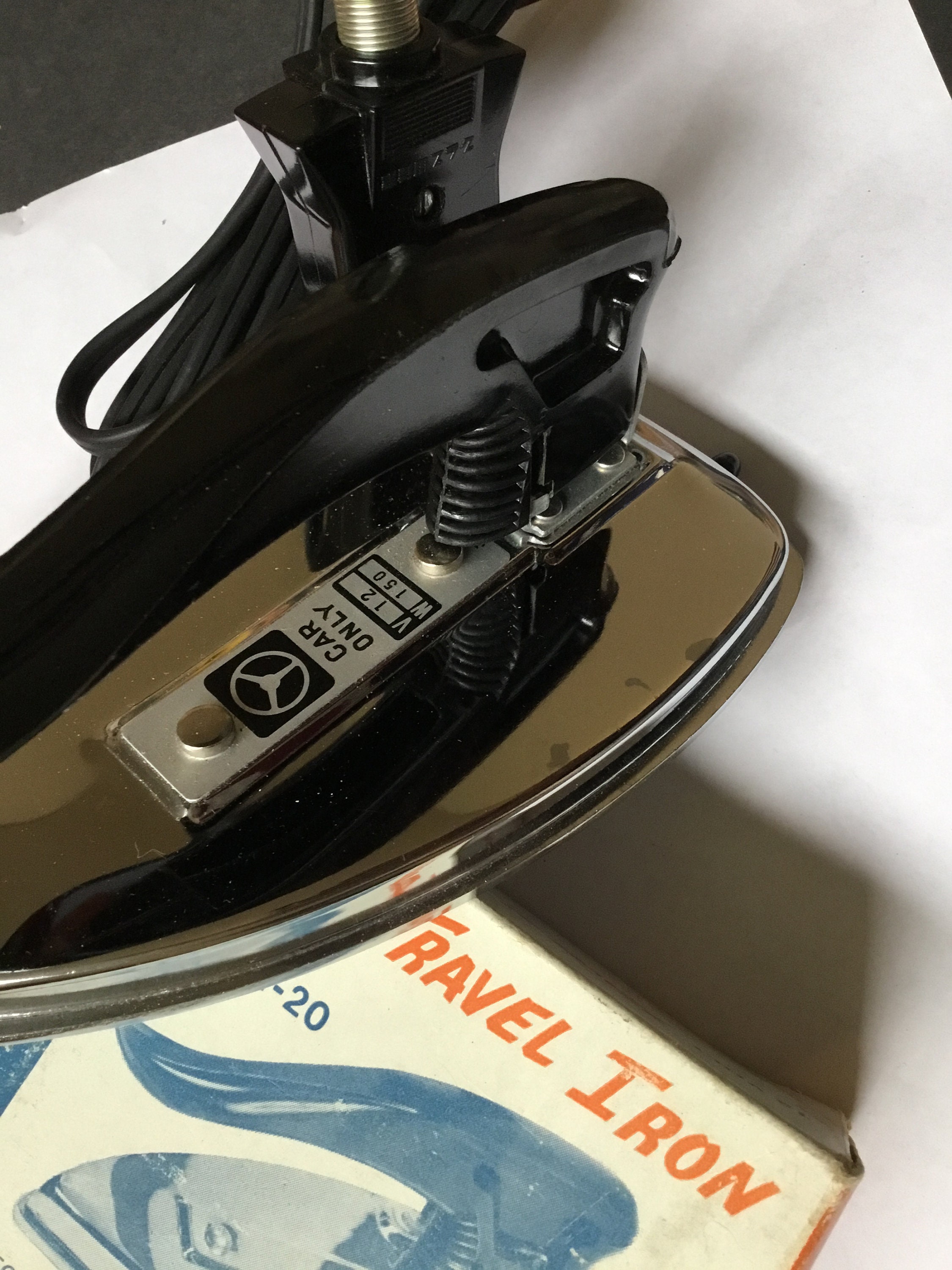 Vintage Girard Auto 12 Volt Travel Iron No. IR20 Folds Flat Etsy