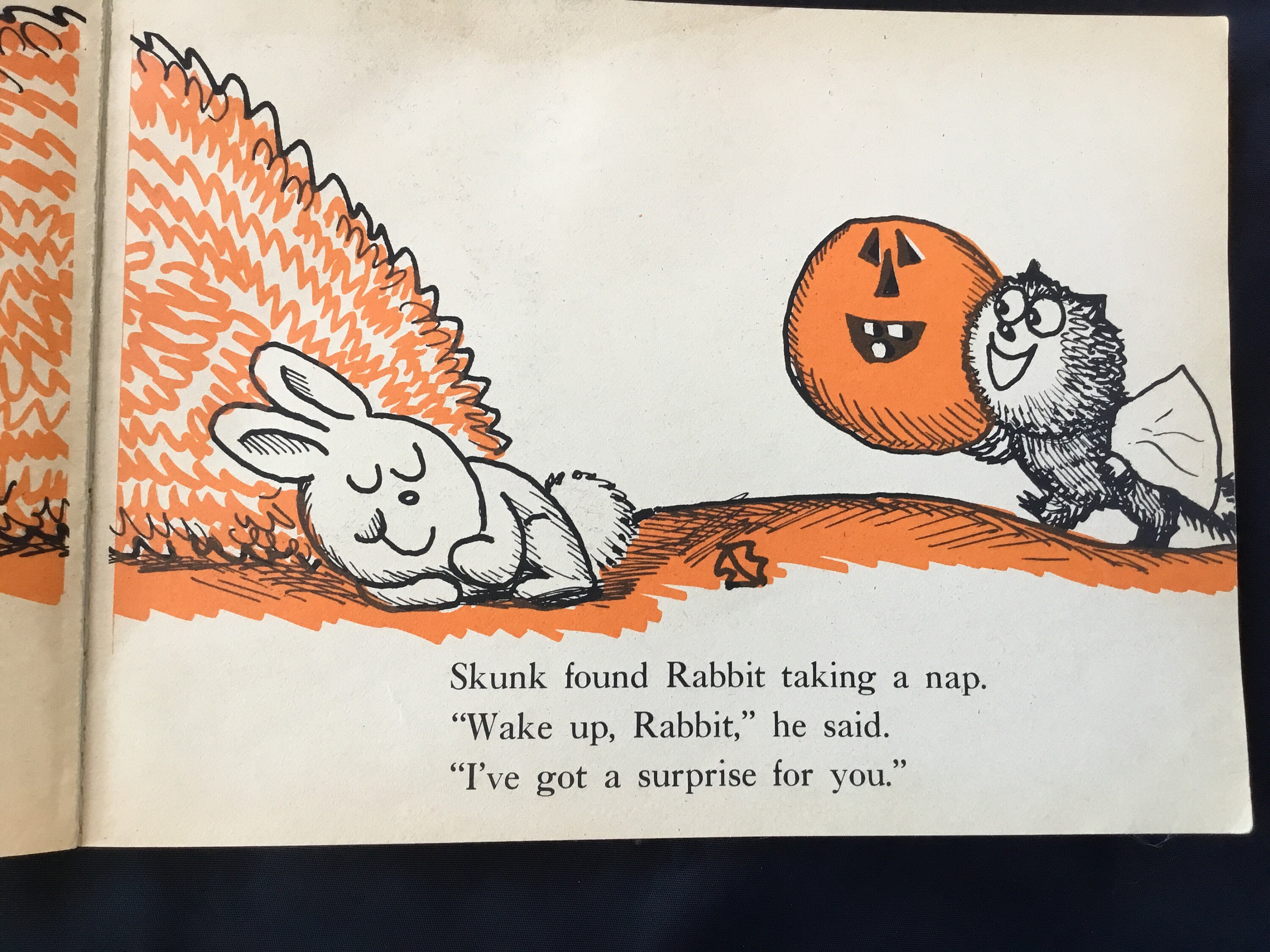 Vintage Childrens Halloween Book Rabbit and Skunk and Etsy