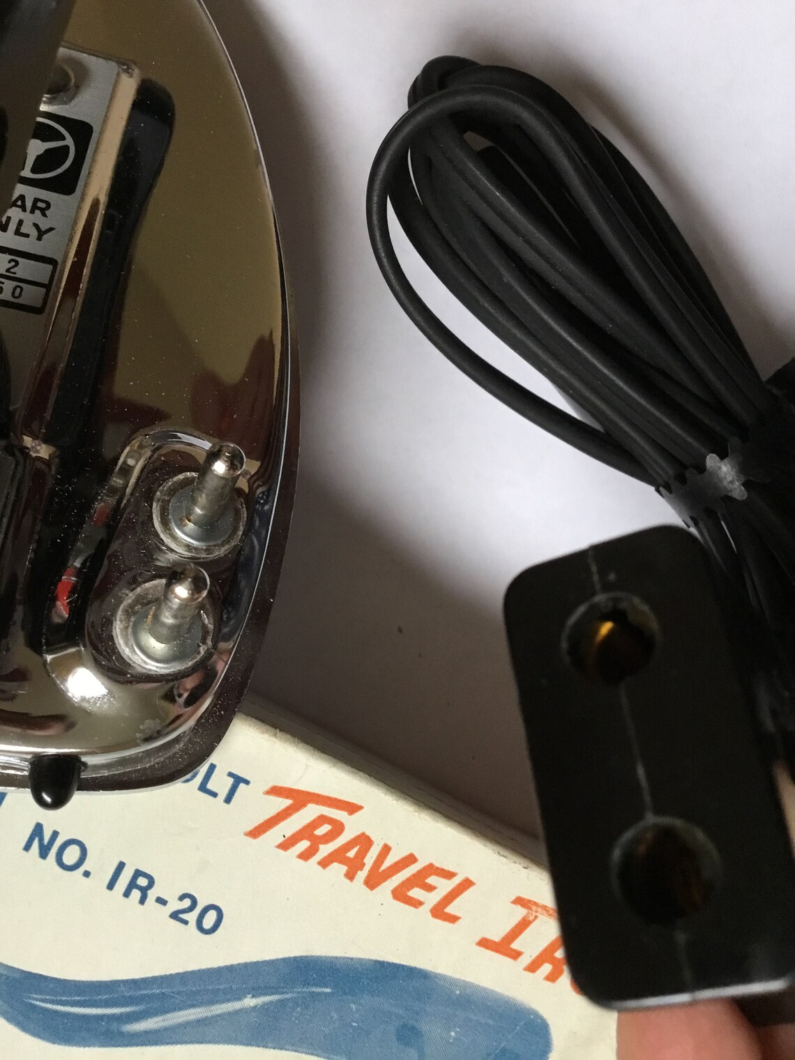 Vintage Girard Auto 12 Volt Travel Iron No. IR20 Folds Flat Etsy