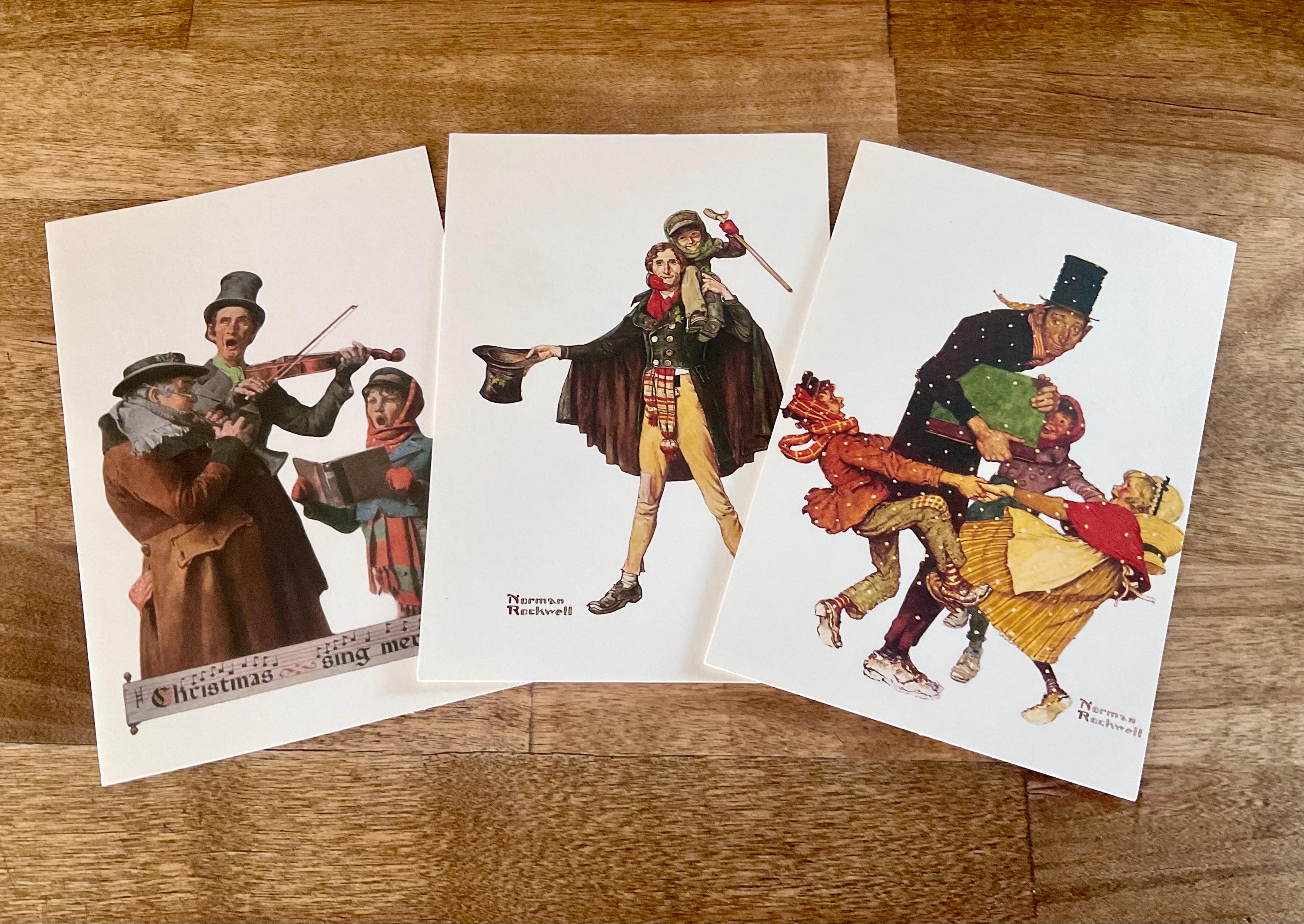 Norman Rockwell Christmas Card - Etsy