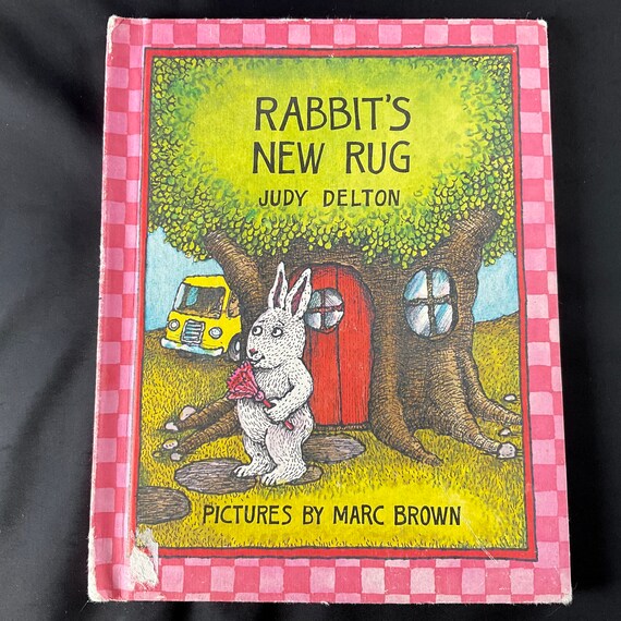Vintage Childrens Book Rabbits New Rug by Judy Delton Etsy