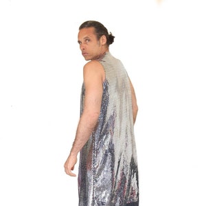Men&#39;s Disco Rave Edm Festival Outfit Raver Robe