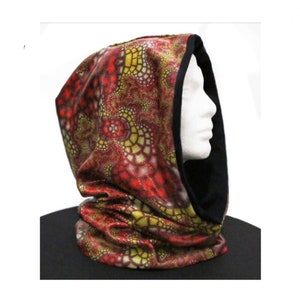 Psychedelic Universe Hood - Rave, Fractal,  festival, Hood Rave, Infinity, Cosplay, Costume, Post Apocalyptic, Festival  Desert