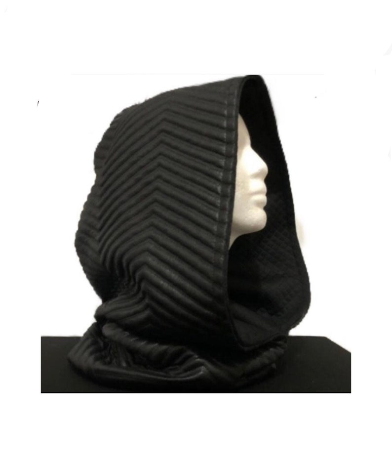 Read description before purchase Dune of Sand Futuristic, Desert, Rave, Festival, Hood, Black, Cosplay, Sci fi, Hoodie, Fashion image 1