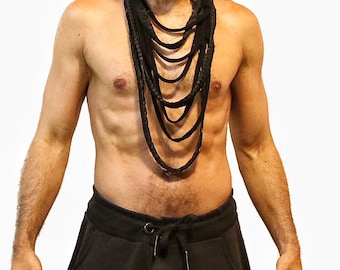 Dune of Sand Neck piece Neck Accessory Apocalypse Wasteland Edm Festival Outfit desert clothing Sci fi outfit festival gear